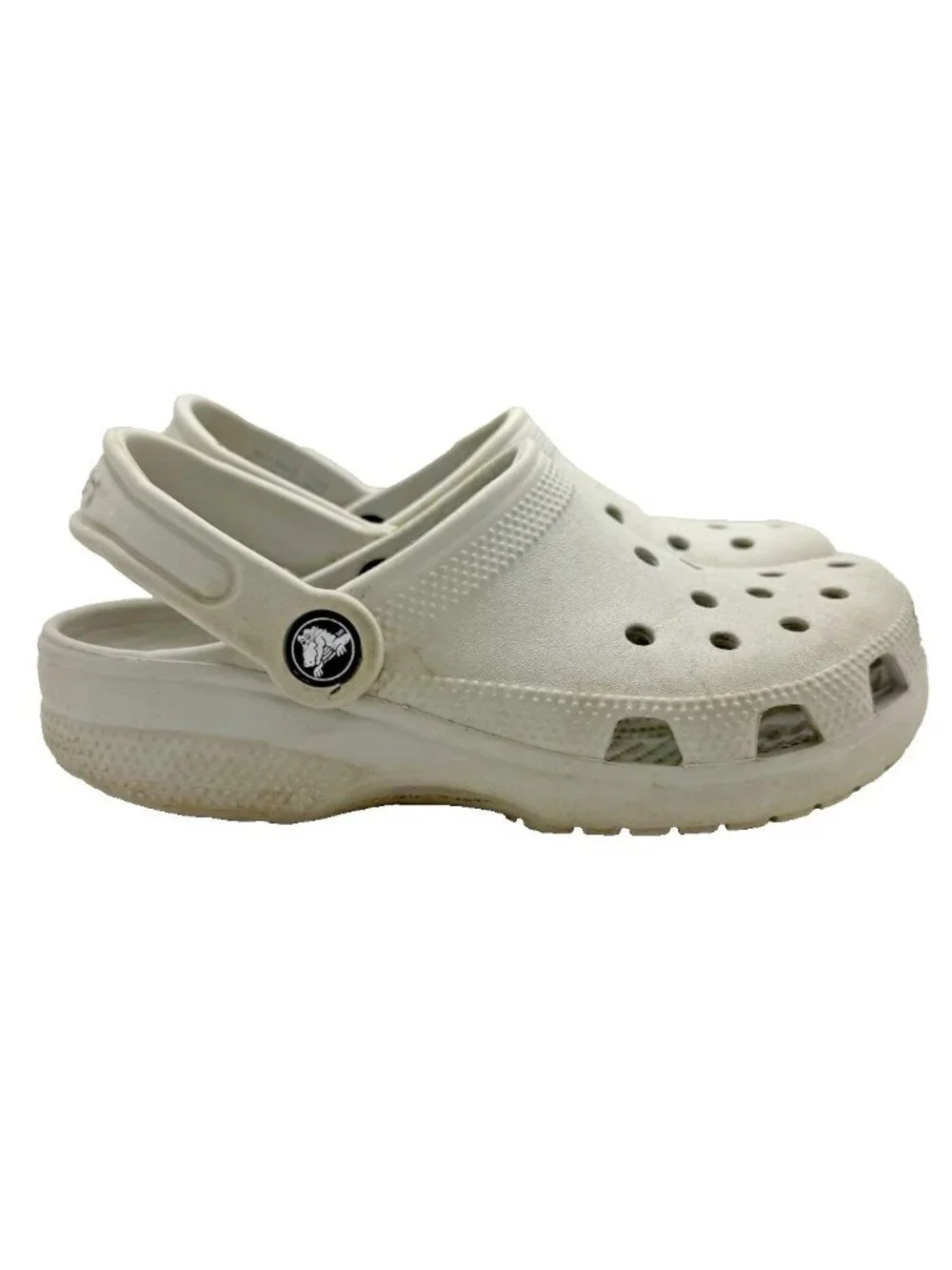 Crocs Classic Clogs Slip On Sandal Gray Sz J1 206991 Unisex Kids Juniors Comfort